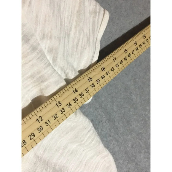 Womens Free People Movement Shirt Size Small White V Neck Workout Athletic - Picture 2 of 3
